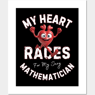 My Heart Races - Mathematician Posters and Art